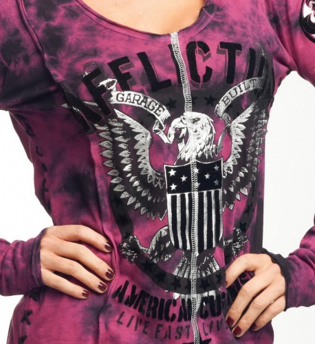 Жіноча футболка Affliction Live Fast Free Raw Long Sleeve T-shirt ціна